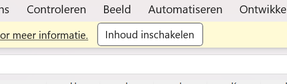 Inhoud inschakelen