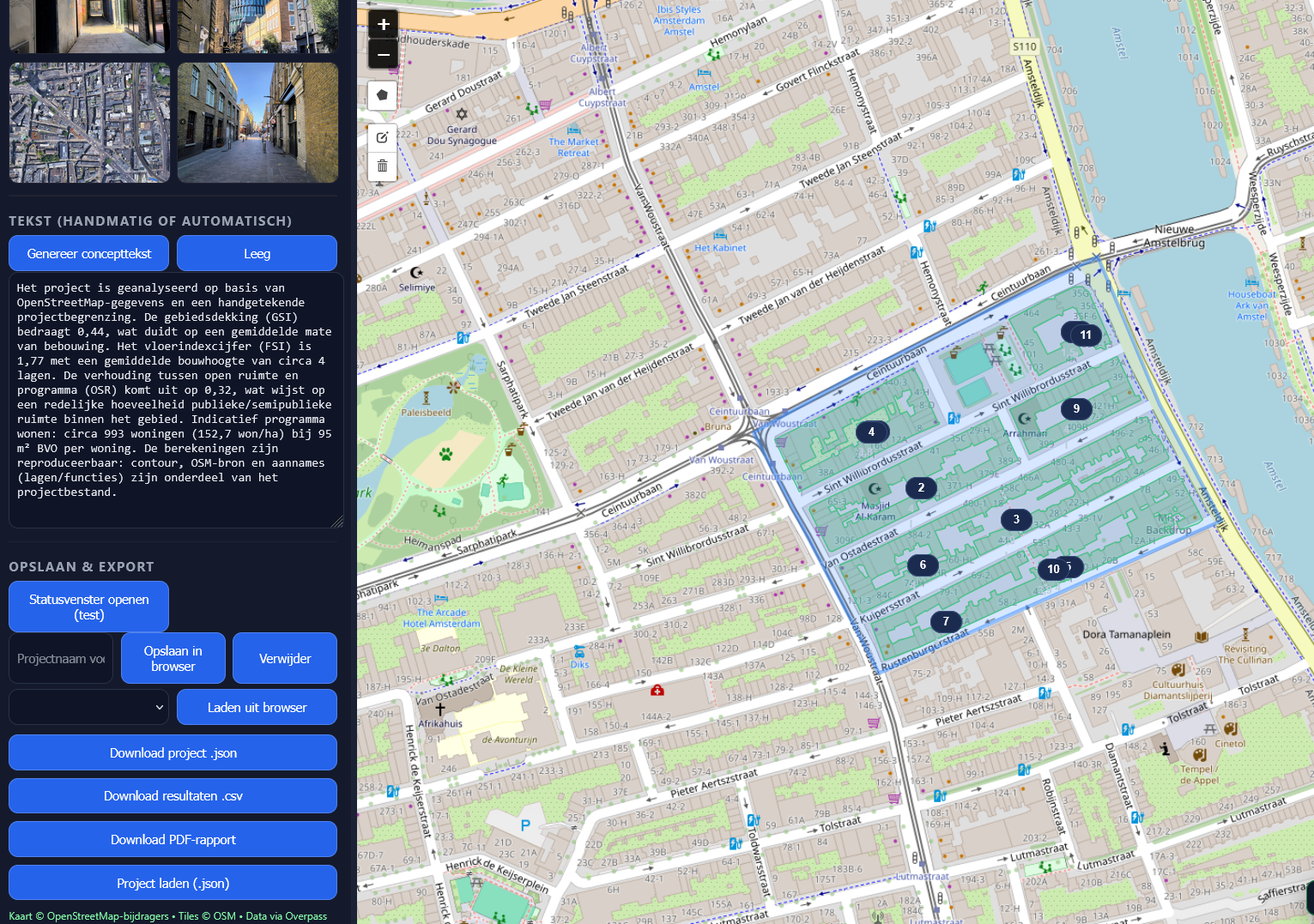 Exporteren naar PDF, CSV of JSON