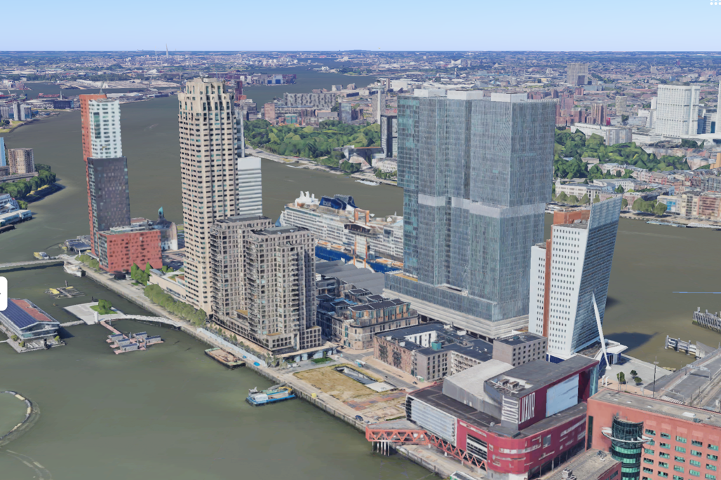 Kop van Zuid – luchtfoto Kop van Zuid – luchtfoto